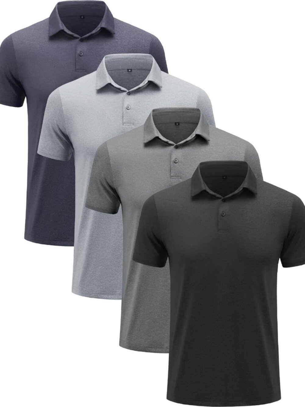 Men's Short Sleeve Golf Polo Shirt - Quick Dry, Breathable, Stylish Activewear